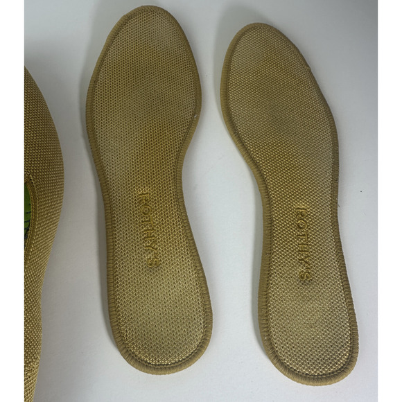 Rothy’s LemonDrop Loafers Round Toe Ballet Flat Slip On Knit Yellow Shoes 8.5 - Picture 10 of 16